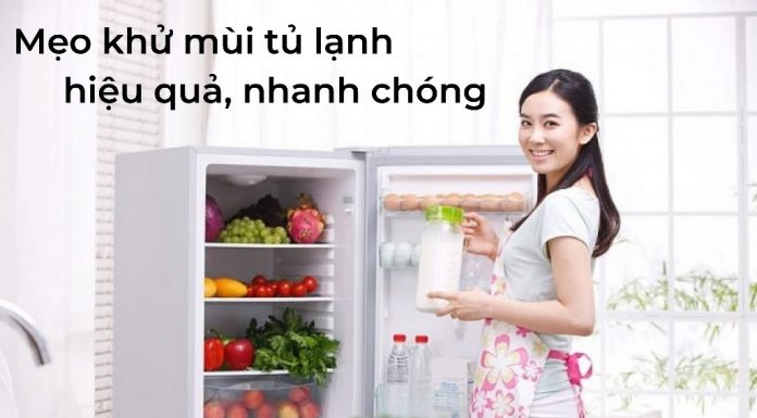 Các cách khử mùi tủ lạnh của nhà bạn đạt hiệu quả tức thì khu-mui-tu-lanh 1