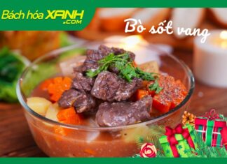 Cách nấu bò sốt vang khoai tây cà rốt đơn giản tại nhà