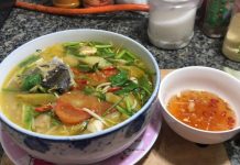 Cách nấu canh chua đầu cá hồi ngon đúng chuẩn, không tanh