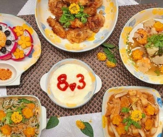 Gợi ý thực đơn 8/3 đơn giản mà ý nghĩa cho ngày Quốc tế Phụ nữ